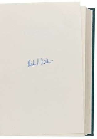 Lot #721 Michael Crichton Signed Book - Travels - Image 4