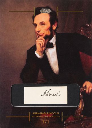 Lot #10 Abraham Lincoln Signature - Image 2