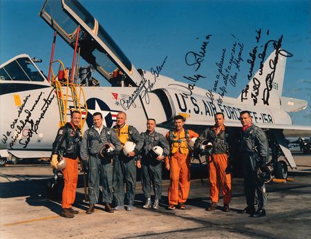 Lot #638 Mercury Astronauts Signed Oversized Photograph - Image 2