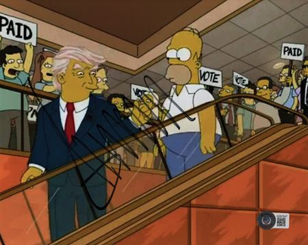 Lot #124 Donald Trump Signed Photograph - Image 1