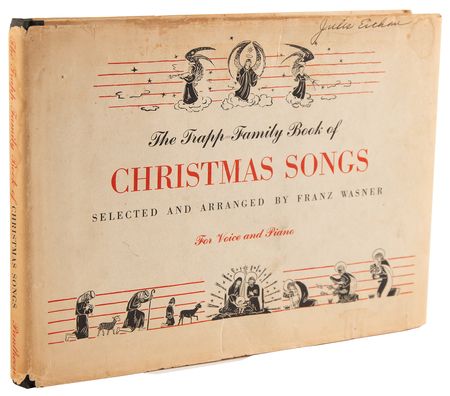 Lot #921 The Von Trapp Family Signed Book - The Trapp-Family Book of Christmas Songs - Image 3