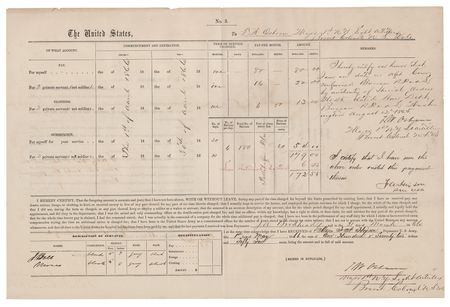 Lot #529 Thomas W. Osborn Twice-Signed Document - Image 1