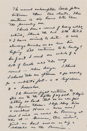 Lot #62 Dwight D. Eisenhower Autograph Letter Signed to His Wife - 