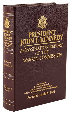 Lot #70 Gerald Ford Signed Book - Assassination Report of the Warren Commission (Ltd. Ed. #2474/2948) - Image 3