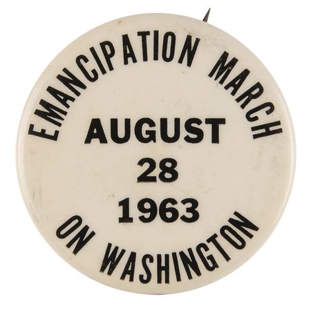 Lot #297 Martin Luther King, Jr.: March on Washington Pinback Button - Image 1