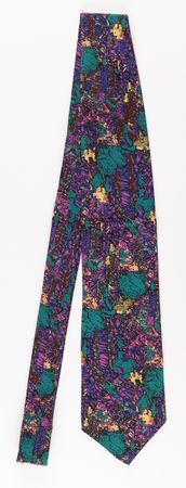 Lot #591 Buzz Aldrin's Personally-Owned 'Moon Rock Collection' Necktie - Image 1