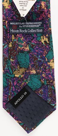 Lot #591 Buzz Aldrin's Personally-Owned 'Moon Rock Collection' Necktie - Image 3