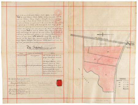 Lot #295 King George V Signed Land Document - Image 2