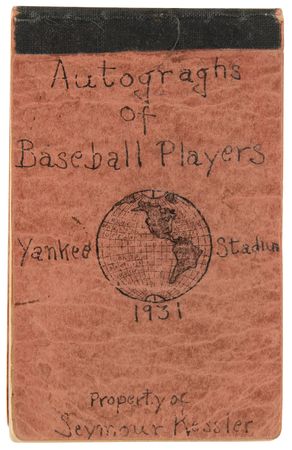 Lot #940 Babe Ruth, Lou Gehrig, and 1931 NY Yankees Signatures in Autograph Album - Image 9
