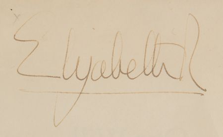 Lot #325 Queen Elizabeth II Document Signed - Image 3