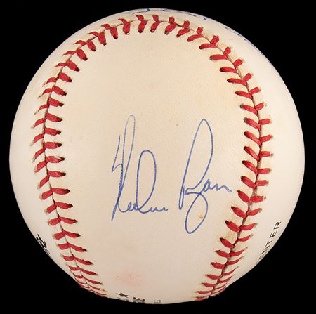 Lot #942 Hank Aaron, Nolan Ryan, and Pete Rose Signed Baseball - Image 3