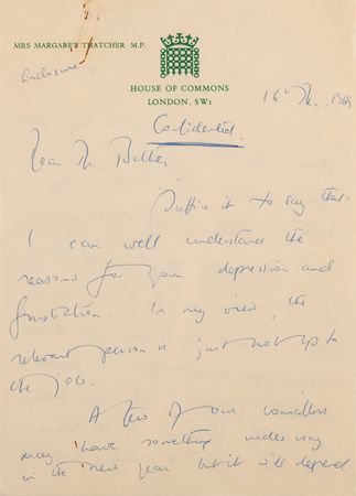Lot #334 Margaret Thatcher (4) Letters on Comprehensive Education - Image 3
