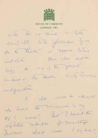 Lot #334 Margaret Thatcher (4) Letters on Comprehensive Education - Image 5