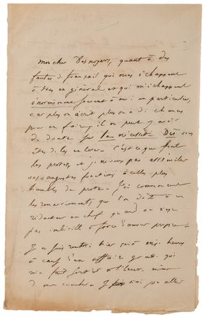 Lot #699 Honore de Balzac Autograph Letter Signed on Proofreading and Writing Errors: 