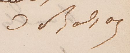 Lot #699 Honore de Balzac Autograph Letter Signed on Proofreading and Writing Errors: 