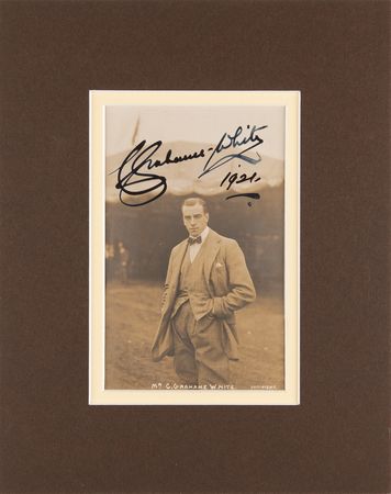 Lot #581 Claude Grahame-White Signed Photograph