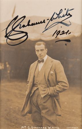 Lot #581 Claude Grahame-White Signed Photograph - Image 2