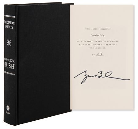 Lot #41 George W. Bush Signed Book - Decision Points - Image 1