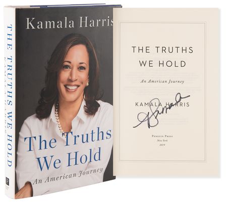Lot #277 Kamala Harris Signed Book - The Truths We Hold - Image 1