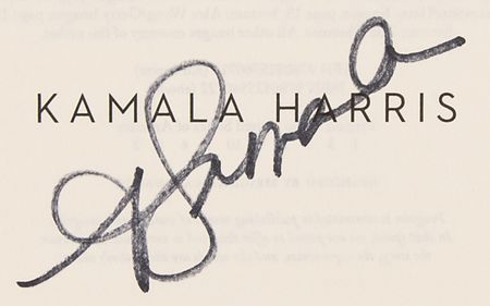 Lot #277 Kamala Harris Signed Book - The Truths We Hold - Image 2
