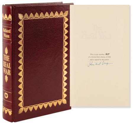 Lot #101 Richard Nixon Signed Book - The Real War (Ltd. Ed. #419/2500) - Image 1