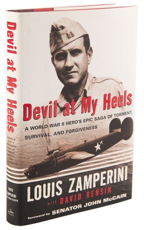 Lot #576 Louis Zamperini Signed Book - Devil at My Heels - Image 3