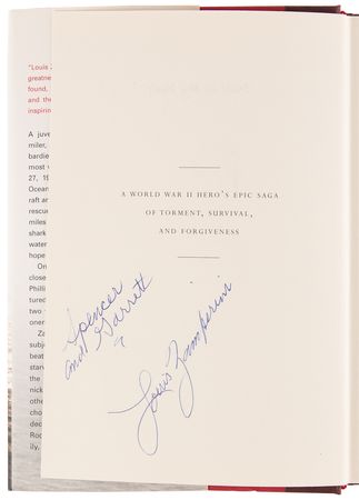 Lot #576 Louis Zamperini Signed Book - Devil at My Heels - Image 4