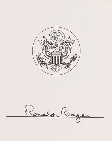 Lot #110 Ronald Reagan Signed Book - Speaking My Mind - Image 2