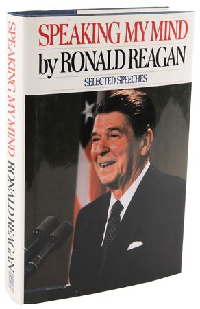Lot #110 Ronald Reagan Signed Book - Speaking My Mind - Image 3