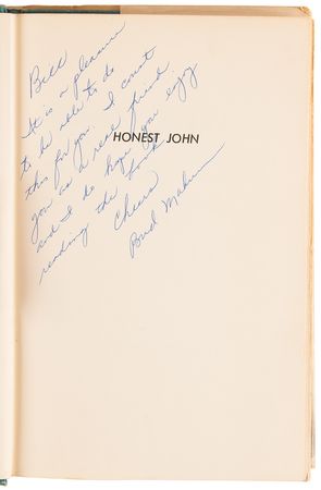 Lot #513 Bud Mahurin Signed Book - Honest John - Image 4