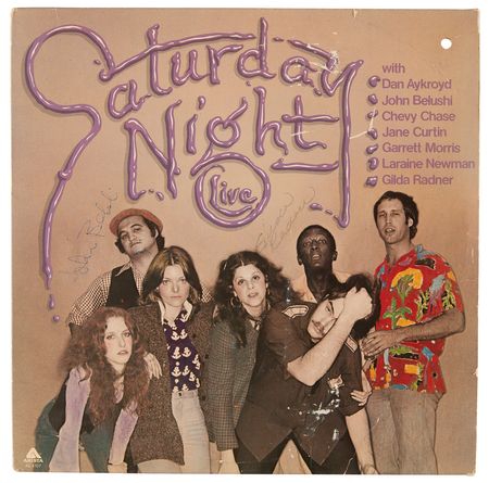 Lot #775 John Belushi and Gilda Radner Signed Album - NBC's Saturday Night Live - Image 1