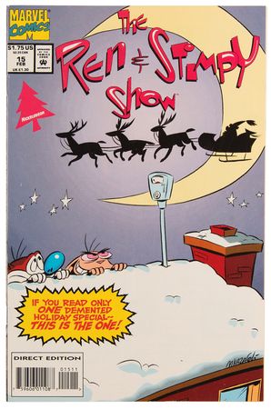 Lot #693 The Ren & Stimpy Show Original Comic Book Artwork - Image 2