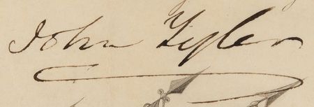 Lot #147 John Tyler Document Signed as President - Appointment for Future U.S. Quartermaster General Rufus Ingalls - Image 2