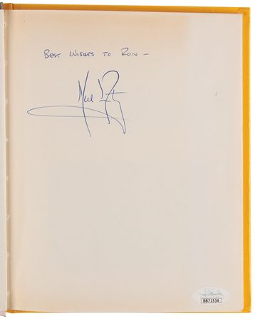 Lot #605 Neil Armstrong Signed Book - Neil Armstrong: Space Pioneer - Image 4