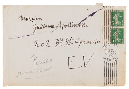 Lot #661 Pablo Picasso Autograph Letter Signed to Guillaume Apollinaire, Concerning the Cubist Portrait for 'Alcools' - Image 4