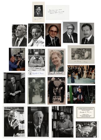 Lot #312 Nobel Prize Winners (21) Autographs - Image 1