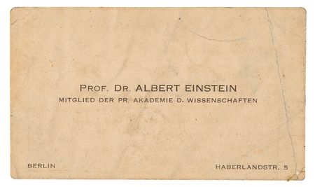 Lot #212 Albert Einstein Autograph Letter Signed on His Personal 'Prussian Academy of Sciences' Visiting Card - Image 3