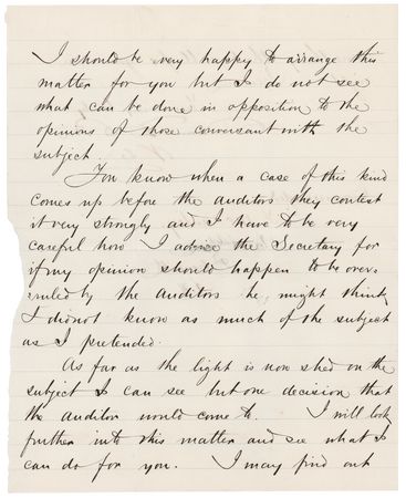 Lot #531 David D. Porter Partial Letter Signed - Image 1