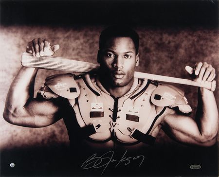 Lot #959 Bo Jackson Oversized Signed Photograph - Image 1