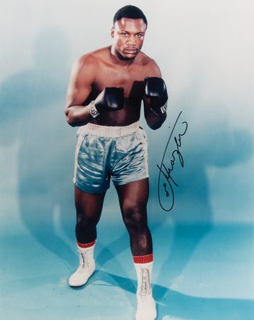 Lot #956 Joe Frazier Oversized Signed Photograph - Image 1