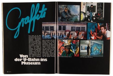 Lot #674 Keith Haring Signed Magazine - Image 3