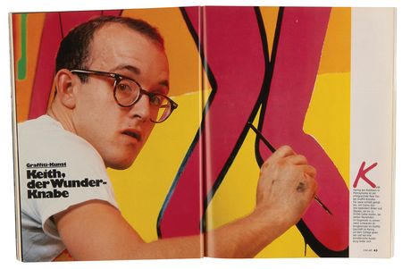 Lot #674 Keith Haring Signed Magazine - Image 4