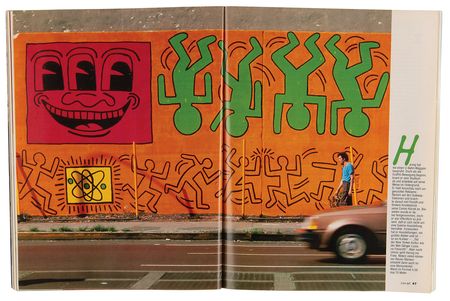 Lot #674 Keith Haring Signed Magazine - Image 6
