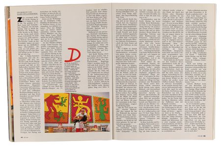 Lot #674 Keith Haring Signed Magazine - Image 7