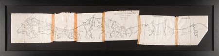 Lot #397 Guadalcanal Coastal Battlefield Map of the 1st Marine Division (August 1942) - The First Major Conflict Between Allied and Japanese Forces in the Pacific Theater - Image 2