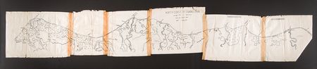 Lot #397 Guadalcanal Coastal Battlefield Map of the 1st Marine Division (August 1942) - The First Major Conflict Between Allied and Japanese Forces in the Pacific Theater - Image 3