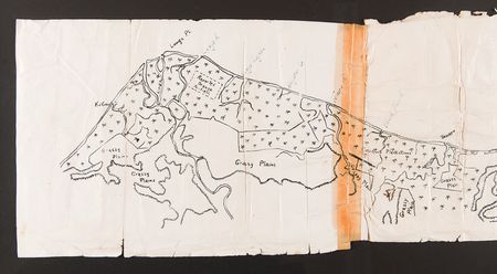 Lot #397 Guadalcanal Coastal Battlefield Map of the 1st Marine Division (August 1942) - The First Major Conflict Between Allied and Japanese Forces in the Pacific Theater - Image 4
