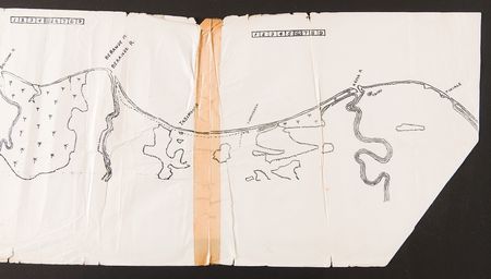 Lot #397 Guadalcanal Coastal Battlefield Map of the 1st Marine Division (August 1942) - The First Major Conflict Between Allied and Japanese Forces in the Pacific Theater - Image 8