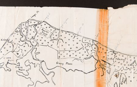 Lot #397 Guadalcanal Coastal Battlefield Map of the 1st Marine Division (August 1942) - The First Major Conflict Between Allied and Japanese Forces in the Pacific Theater - Image 9