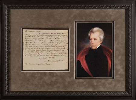 Lot #5 Andrew Jackson Autograph Letter Signed: 